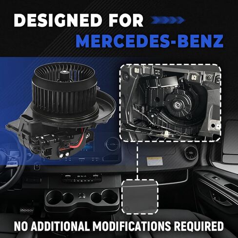 0008307902 محرك منفاخ مناسب لسلسلة Mercedes-Benz NCV3 2019-2023 Sprinter 1500/4500، 2019-2024 Sprinter 2500/3500/3500XD استبدال 2312256، 76536، A0008307902، PM4748 in Kuwait