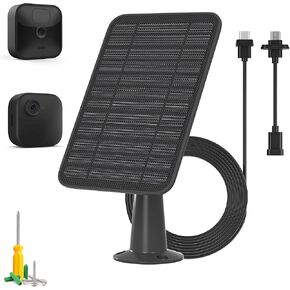 Solar Panel for Blink Outdoor 2K+/4(4th Gen)/Outdoor(3rd Gen) XT3 and XT2/XT Camera/Blink Outdoor Camera, 5W Solar Panel Charger with Mount 13.1ft Cable Rubber Plug, IP65 Waterproof, 1 Pack in Saudi Arabia