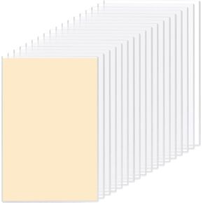 20 PCS Rigid Print Protectors, 11 x 17 inch Clear Top Loading Plastic Menu Document Sleeves for Art Print, Photos, Posters in Saudi Arabia