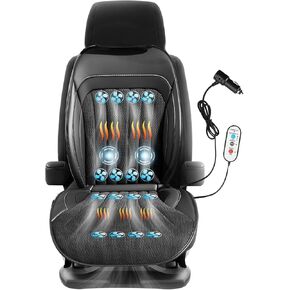 3 IN 1 Cooling Car Seat Covers ，Summer and Winter with Massage Cooling Seat Covers for cCar，High Power 16 Fans Fast Cool，Suitable for 12V Cigarette Lighter CAR, Suv and Other Models (BLACK-1PCS) in Saudi Arabia
