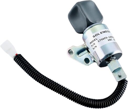 12V Fuel Shut Off Solenoid Fit for Chevy Gmc Pickup 4.3L Engine Kubota Engine D722 D902 Z482 Stop Solenoid Replace 1756ES-12SUC5B1S5 SA-5176-12 SA-4899-12 16851-57723 in Saudi Arabia