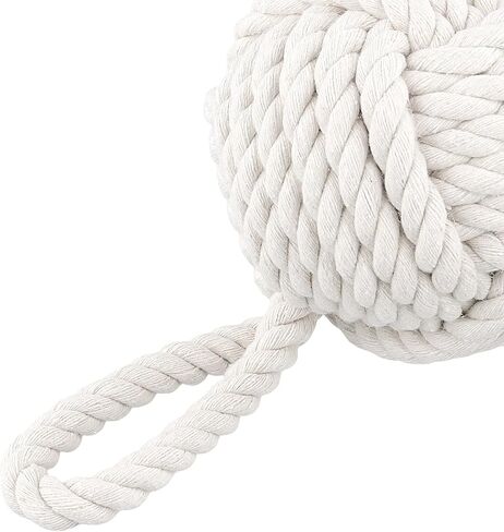 JOIKIT 2 PCS Rope Knot Door Stop, 3lbs Weighted Door Stopper for Bottom of Door Gap, Decorative Doorstop to Prevent Slamming, Keep Doors Open in Kuwait