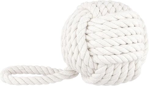 JOIKIT 2 PCS Rope Knot Door Stop, 3lbs Weighted Door Stopper for Bottom of Door Gap, Decorative Doorstop to Prevent Slamming, Keep Doors Open in Kuwait