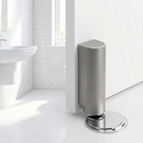 Invisible Magnetic Door Stopper, Punch Free Magnetic Door Holder with Strong Suction, Windproof Anti Scratch Door Catch for Home Office Bathroom,Plastic Door Stop with Grey Modern Design in Kuwait