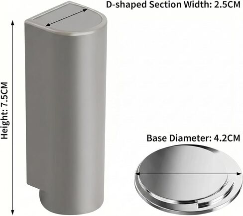 Invisible Magnetic Door Stopper, Punch Free Magnetic Door Holder with Strong Suction, Windproof Anti Scratch Door Catch for Home Office Bathroom,Plastic Door Stop with Grey Modern Design in Kuwait