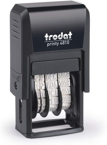 جديد Trodat Printy 4810 التحبير الذاتي تاريخ صغير طوابع الحبر الأزرق in Kuwait