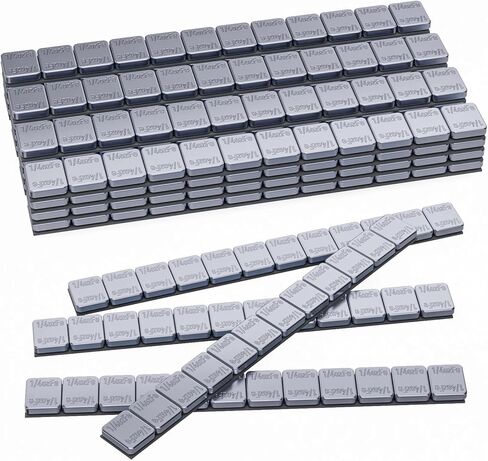 Sposuit Adhesive Stick on Wheel Weights - 1/4oz, 0.25oz, 240pcs, Grey, Applicable to Cars, Trucks, SUVs, Motorcycles, Low Profile, Car Model, Easy to Peel & Low Profile 60oz/Box, U.S. OEM Quality in Saudi Arabia
