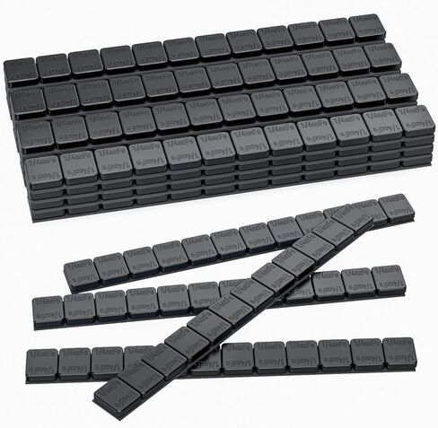 Sposuit Adhesive Stick on Wheel Weights - 1/4oz, 0.25oz, 240pcs, Grey, Applicable to Cars, Trucks, SUVs, Motorcycles, Low Profile, Car Model, Easy to Peel & Low Profile 60oz/Box, U.S. OEM Quality in Saudi Arabia