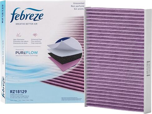 Febreze Odor Control Cabin Air Filter by PUREFLOW RZ18129 Fits 2018-2026 Jeep Wrangler 2.0L, 3.6L; 2020-2026 Gladiator 3.6L; 2021-2026 Wrangler 6.4L in Kuwait