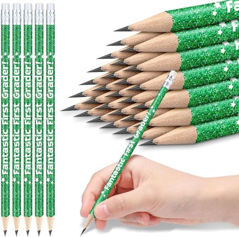 Engrowtic 24 Pcs First Graders Pencils Graduation Gift Bulk Fantastic First Grader Pencils Classroom Gift Bag Stuff for Grade 1st Kids Students End of Years Back to School Classroom Present in Kuwait