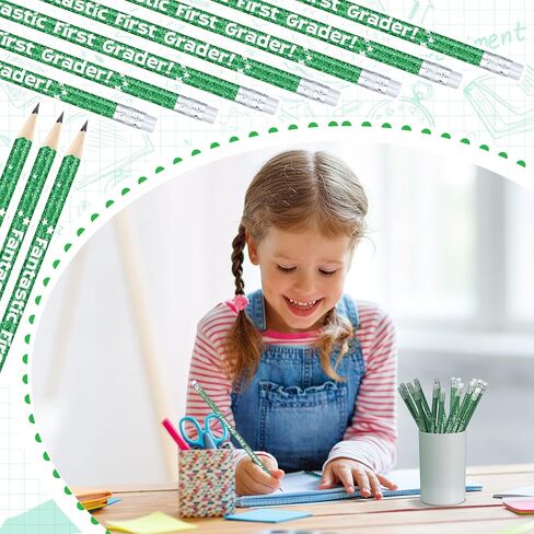 Engrowtic 24 Pcs First Graders Pencils Graduation Gift Bulk Fantastic First Grader Pencils Classroom Gift Bag Stuff for Grade 1st Kids Students End of Years Back to School Classroom Present in Kuwait