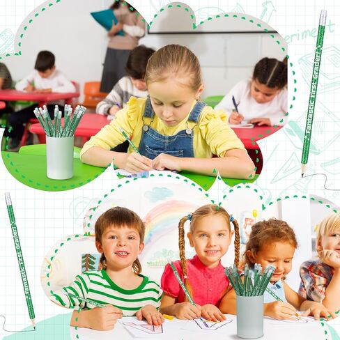 Engrowtic 24 Pcs First Graders Pencils Graduation Gift Bulk Fantastic First Grader Pencils Classroom Gift Bag Stuff for Grade 1st Kids Students End of Years Back to School Classroom Present in Kuwait