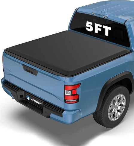 Soft Roll Up Truck Bed Tonneau Cover Fits 2005-2026 Frontier & 2009-2012 Suzuki Equator 5ft Bed (59.5") w/Track System | PR3 | in Saudi Arabia