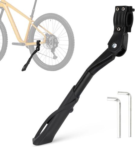 E Bike Kickstand for Adult Bikes, PSLER Adjustable Ebike Kickstand Heavy Duty Antislip Bike Kick Stand for 24"-29" Electric Bike Road Bike Adult Bikes Mountain Bike in Kuwait