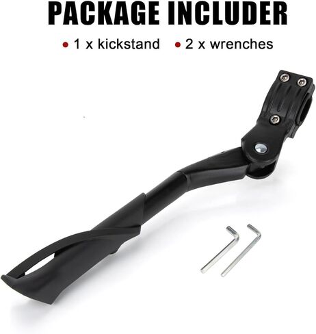 E Bike Kickstand for Adult Bikes, PSLER Adjustable Ebike Kickstand Heavy Duty Antislip Bike Kick Stand for 24"-29" Electric Bike Road Bike Adult Bikes Mountain Bike in Kuwait