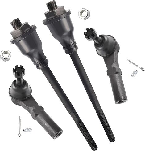 4pcs Front Steering Kit Tie Rod End Inner and Outer for Chevy Avalanche Silverado 1500 HD/2500/3500 2001-2010 Suburban GMC Sierra Yukon Hummer H2 2003-2007 in Kuwait