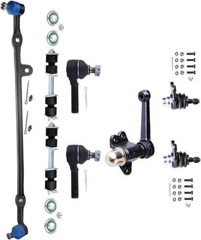 SCITOO 8pcs Front Suspension Kit Outer Tie Rod End fit 1984-1988 for Toyota Pickup Idler Arm Center Link Upper Ball Joint Sway Bar Link in Kuwait