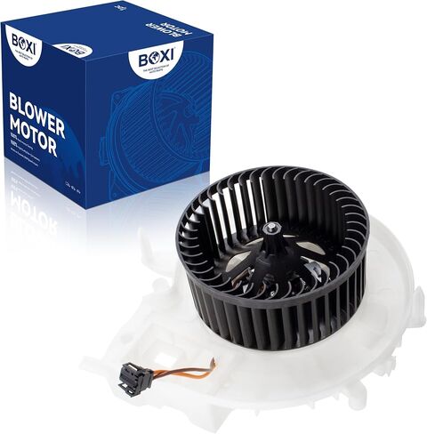 مجموعة محرك منفاخ سخان HVAC الأمامي من BOXI تناسب سيارات Mercedes-Benz SLK280 2006-2008 SLK300 2009-2011 SLK350 2005-2011 SLK55 AMG 2005-2010 R171/R172 Series/يستبدل 715247 A1718350004 1718350004 in Kuwait