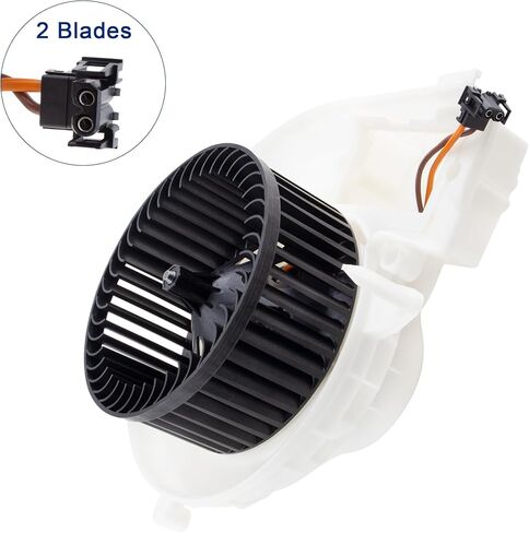 مجموعة محرك منفاخ سخان HVAC الأمامي من BOXI تناسب سيارات Mercedes-Benz SLK280 2006-2008 SLK300 2009-2011 SLK350 2005-2011 SLK55 AMG 2005-2010 R171/R172 Series/يستبدل 715247 A1718350004 1718350004 in Kuwait