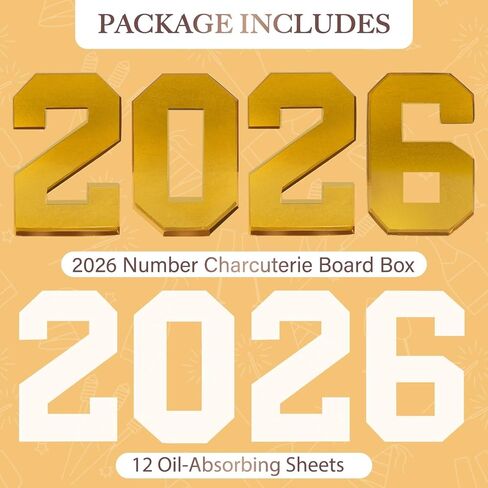 ديكورات التخرج 2026 - قطع مركزية للتخرج للطاولات - صندوق لوح الفحم بأرقام 2026 - تزيين صينية تقديم الورق مقاس 10 بوصات لمستلزمات حفلات الكلية في مرحلة ما قبل المدرسة والمدرسة الثانوية in Saudi Arabia