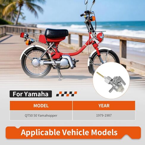 Fuel Petcock Valve Assembly For Yamaha QT50 50 Yamahopper 1979-1987 4L4-24500-00-00 in Kuwait