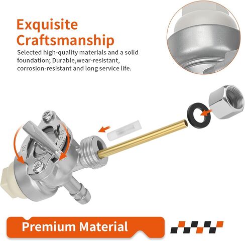 Fuel Petcock Valve Assembly For Yamaha QT50 50 Yamahopper 1979-1987 4L4-24500-00-00 in Kuwait
