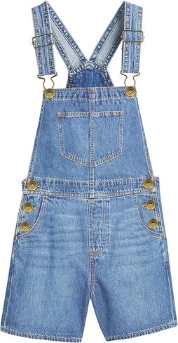 Remimi Kids Overalls Shorts Summer Denim Shortsalls Cotton Daily Wear Rompers With Pockets 3-15 Years in Saudi Arabia