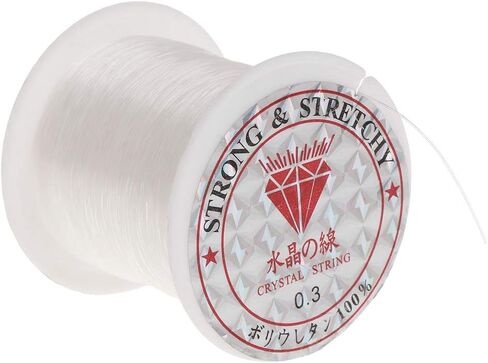 Crystal Wire Clear String Line Invisible Thread Cord for Hanging Decorations Beading and Jewelry Making in Saudi Arabia