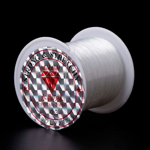 Crystal Wire Clear String Line Invisible Thread Cord for Hanging Decorations Beading and Jewelry Making in Saudi Arabia