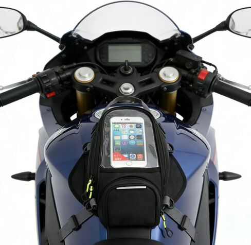 Motorcycle Bag For Honda XR150L 2020-2024, Waterproof And Durable Motorbike Bag Touch Screen Phone Bag Easy To Install Scratch-Resistant in Saudi Arabia