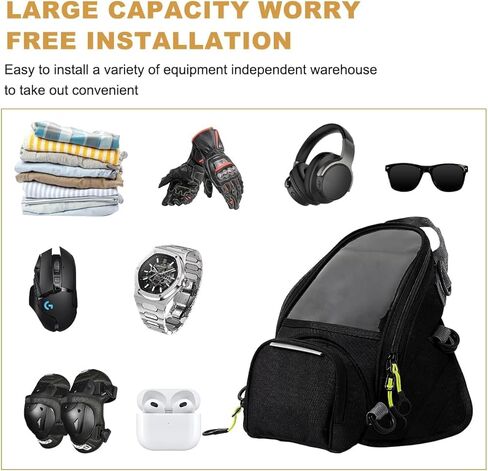 Motorcycle Bag For Honda XR150L 2020-2024, Waterproof And Durable Motorbike Bag Touch Screen Phone Bag Easy To Install Scratch-Resistant in Saudi Arabia