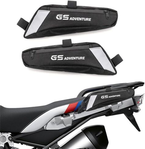 حقيبة أدوات إطار الدراجة النارية بتصميم مقاوم للماء بالكامل تناسب R1200GS LC R1250GS ADV F850GS F750GS GS1200 حقيبة جانبية إطار حقيبة صندوق رف رف أمتعة السفر حقيبة مضادة للماء حقيبة الذيل in Kuwait