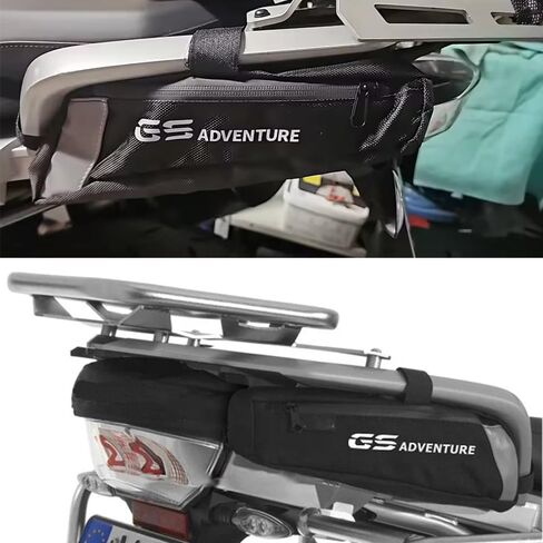حقيبة أدوات إطار الدراجة النارية بتصميم مقاوم للماء بالكامل تناسب R1200GS LC R1250GS ADV F850GS F750GS GS1200 حقيبة جانبية إطار حقيبة صندوق رف رف أمتعة السفر حقيبة مضادة للماء حقيبة الذيل in Kuwait