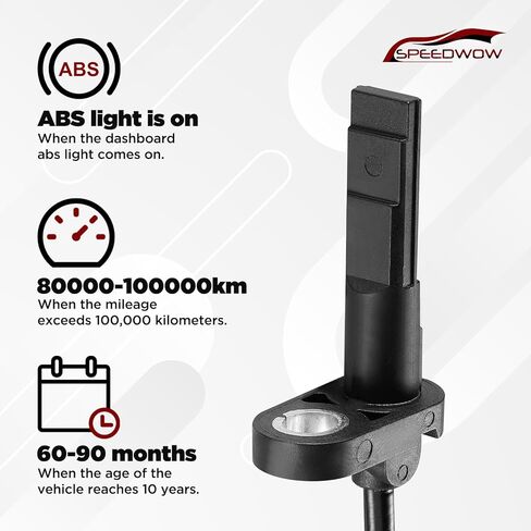 SPEEDWOW 1PC ALS2390 ABS Wheel Speed Sensor Compatible with Explorer 2013-2019; Compatible with Police Interceptor Utility in Kuwait