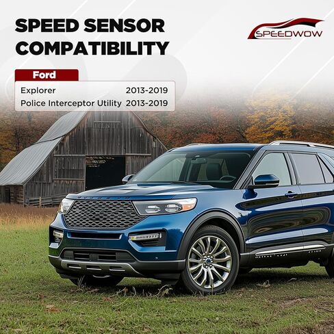 SPEEDWOW 1PC ALS2390 ABS Wheel Speed Sensor Compatible with Explorer 2013-2019; Compatible with Police Interceptor Utility in Kuwait