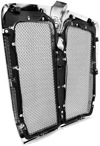 Chrome Front Hood Radiator Replacement Grille Fit for Kenworth T680 2022+ Grill with Bug Screen in Saudi Arabia
