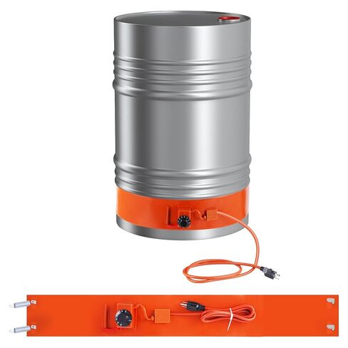 YJINGRUI 55Gal مسخن الطبل 68.5X10 بوصة 2000 واط معدن مسخن الزيت مع ترموستات 30-150 درجة مئوية 110 فولت in Kuwait