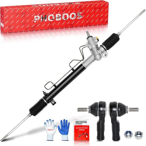 مجموعة رف وترس التوجيه الهيدروليكي من PHOBOOS متوافقة مع Toyota Camry 1997-2001، Avalon 1997-2004 وLexus ES300 1997-2001، مع نهايات قضيب التعادل الخارجي، ملاءمة مباشرة، المرجع. 26-1690، ES3306 in Kuwait