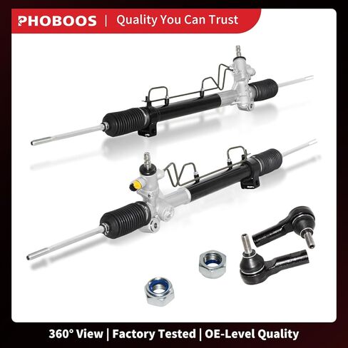 مجموعة رف وترس التوجيه الهيدروليكي من PHOBOOS متوافقة مع Toyota Camry 1997-2001، Avalon 1997-2004 وLexus ES300 1997-2001، مع نهايات قضيب التعادل الخارجي، ملاءمة مباشرة، المرجع. 26-1690، ES3306 in Kuwait