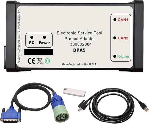 Diesel Universal Heavy Duty Truck Excavator Diagnostic Scanner Tool forNexiq USB Link 2 Heavy Duty Truck Scanner 124032 Diagnosis USB Link 2 Interface Adapter in Kuwait