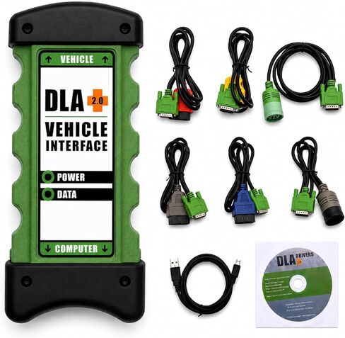 Diesel Universal Heavy Duty Truck Excavator Diagnostic Scanner Tool forNexiq USB Link 2 Heavy Duty Truck Scanner 124032 Diagnosis USB Link 2 Interface Adapter in Kuwait