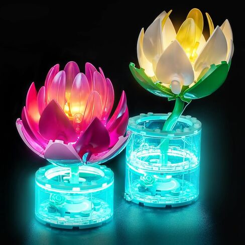 LED Lighting Compatible with LEGO 11511 Water Lilies Building Set - JUST Lights,Light Kit Compatible with LEGO Botanicals 11511,NOT Included The Model in Kuwait