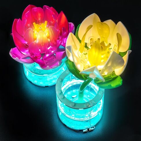 LED Lighting Compatible with LEGO 11511 Water Lilies Building Set - JUST Lights,Light Kit Compatible with LEGO Botanicals 11511,NOT Included The Model in Kuwait