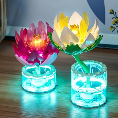 LED Lighting Compatible with LEGO 11511 Water Lilies Building Set - JUST Lights,Light Kit Compatible with LEGO Botanicals 11511,NOT Included The Model in Kuwait