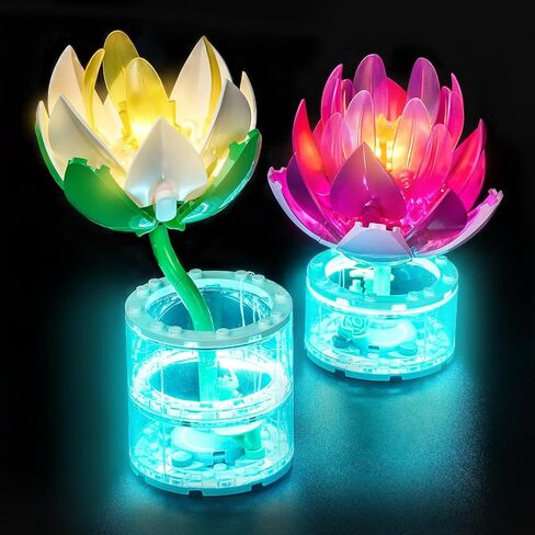 LED Lighting Compatible with LEGO 11511 Water Lilies Building Set - JUST Lights,Light Kit Compatible with LEGO Botanicals 11511,NOT Included The Model in Kuwait