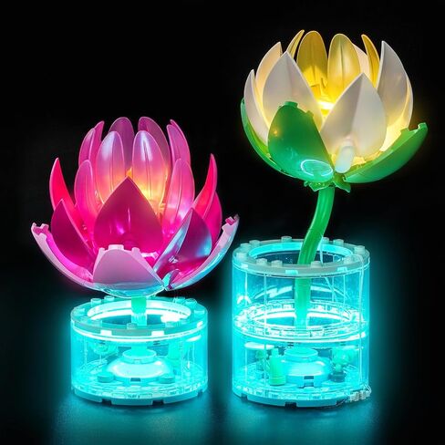 LED Lighting Compatible with LEGO 11511 Water Lilies Building Set - JUST Lights,Light Kit Compatible with LEGO Botanicals 11511,NOT Included The Model in Kuwait