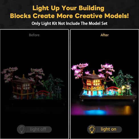 Kyglaring LED Light Kit Compatible with Lego Tranquil Garden 10315 Building Set - Upgraded Touch Control & Dimming (Lights Only, Model Not Included) in Kuwait