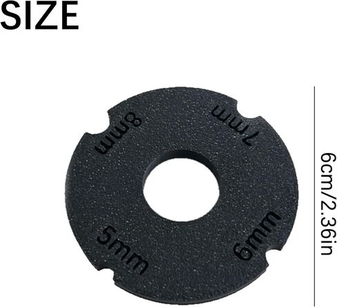 QZAVIRE 4 Pcs Pottery Rim Tool - 5mm/6mm/7mm/8mm Professional Round Trimming Tool for Smooth Uniform Rims, Compact Pottery Edge Shaping Tool for Clay Bowls Mugs Pots in Saudi Arabia