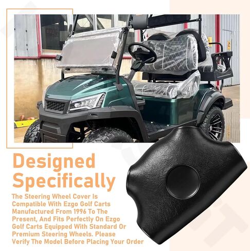 71147G01 Steering Wheel Cover for EZ-GO Golf Cars, Compatible with EZ-GO TXT, RXV, Med-alist, ST350, Express Golf Carts in Saudi Arabia