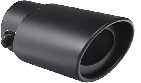 2.5" Stainless Exhaust Tailpipe Tip for Jeep Wrangler 2-Door 2010-2025 SUV 4-Seater, Corrosion High-Temp Resistant Car Modification Car Exhaust Tip,Gold-Straight in Saudi Arabia